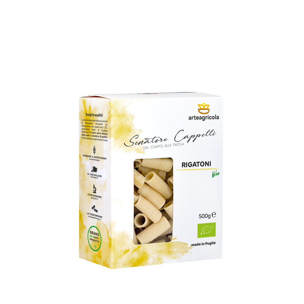 Rigatoni Senatore Cappelli - Arteagricola pasta bio artigianale