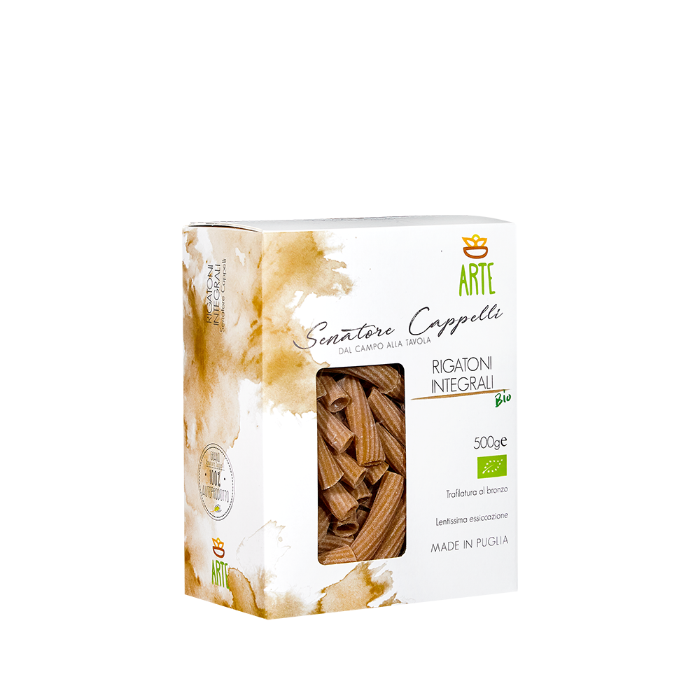 Rigatoni integrali - Pasta Senatore Cappelli - Arte Agricola