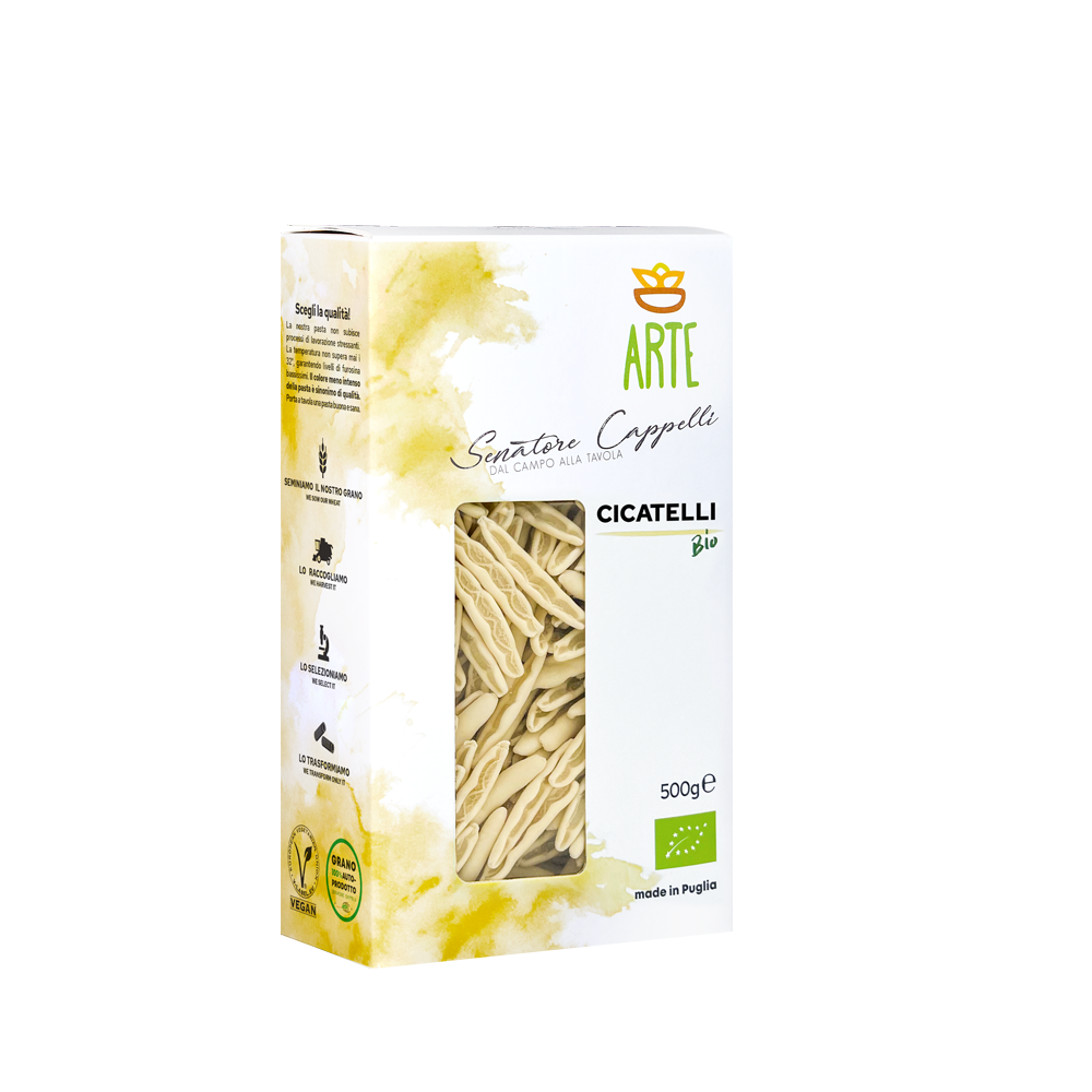 Cicatelli Senatore Cappelli pasta bio artigianale Arteagricola