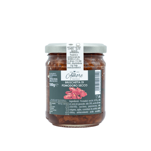Bruschetta artigianale etichetta - Arteagricola conserve artigianali